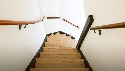 Trittstufe Grau Eiche 100 x 30 cm