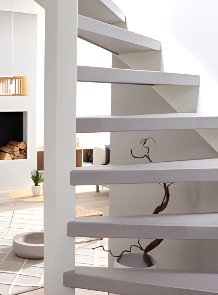 Trittstufe Beton Hellgrau 100 x 30 cm