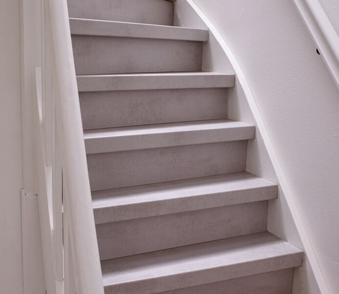 Setzstufen Beton Hellgrau 130 x 20 cm