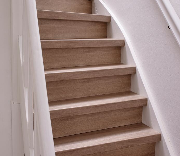 Setzstufen Grau Eiche 130 x 20 cm