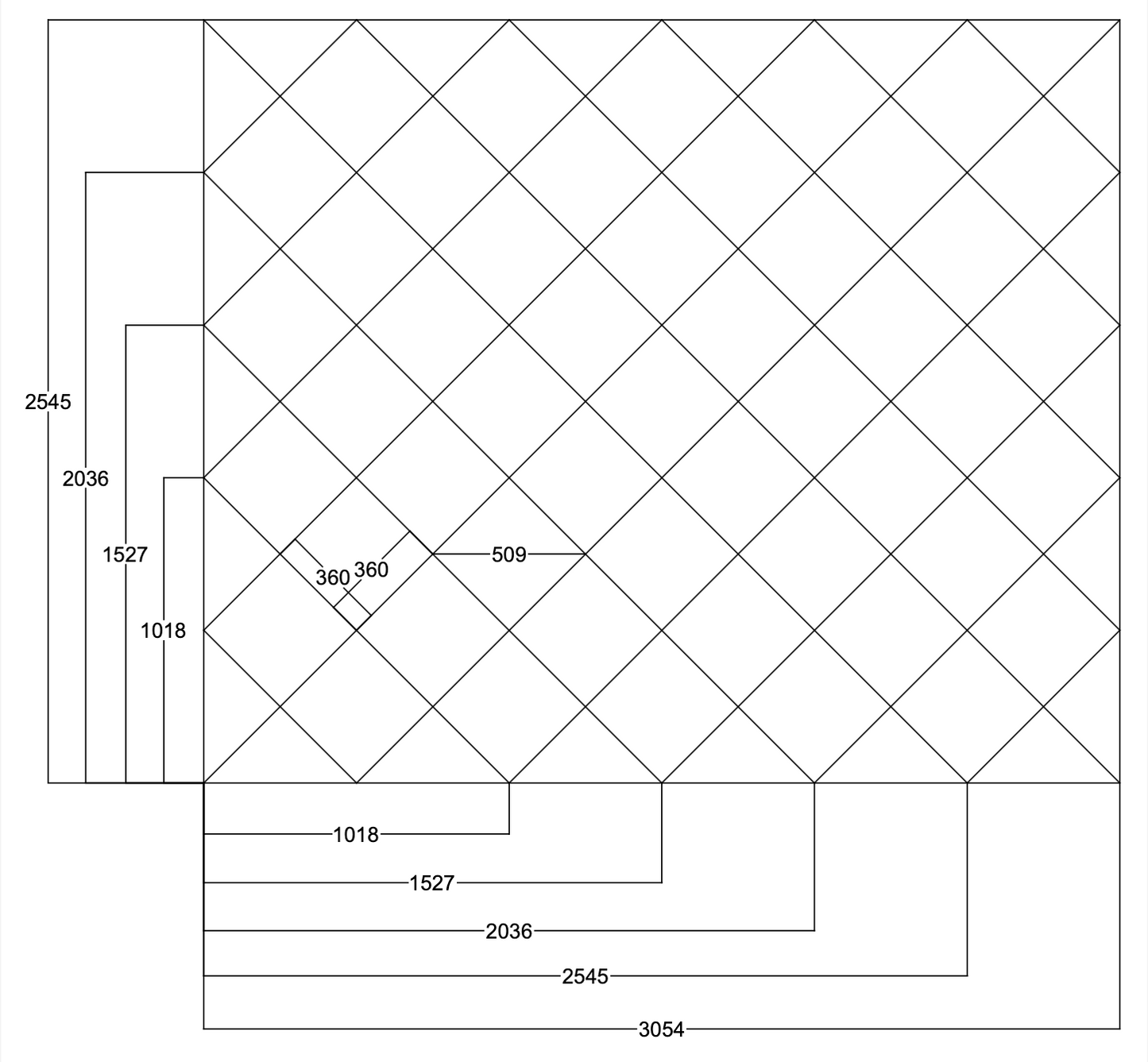 Vierkante design zelfklevende spiegeltegels met facet voor aan de wand