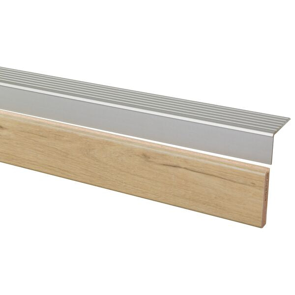 Treppenprofile Grau Eiche 130 cm